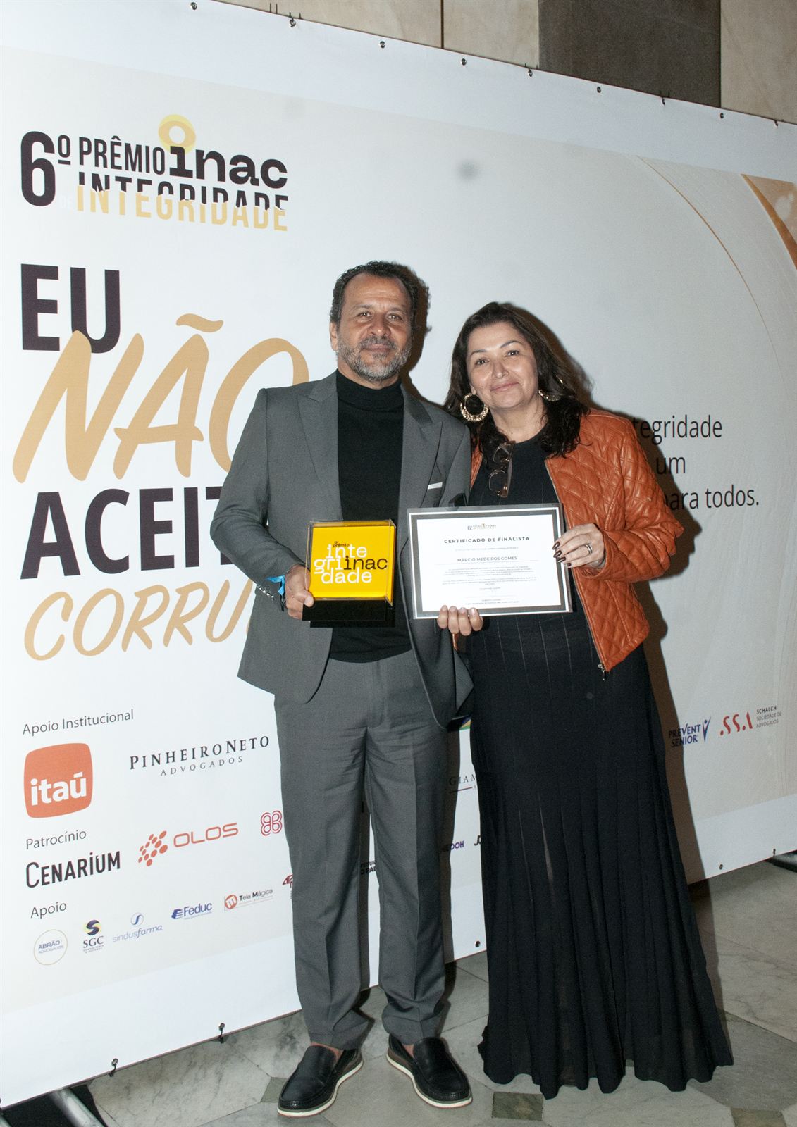 Entrega do 6º Prêmio INAC de Integridade ao projeto CAULE, no Theatro Municipal de São Paulo